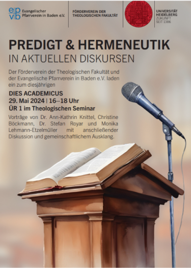 Plakat Dies Academicus im SoSe 24